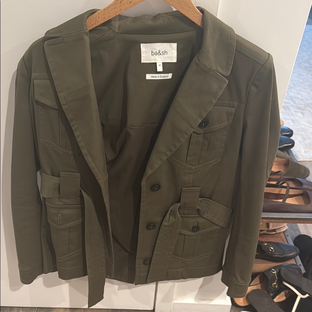 Ba&sh Khaki Utility Jacket